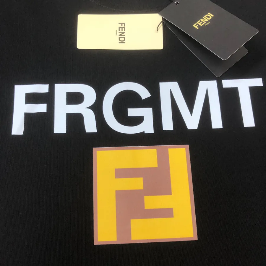 FENDI 2025 Summer New Round Neck Short Sleeve T Shirt