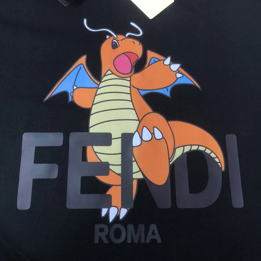 FENDI 2025 Summer New Round Neck Short Sleeve T Shirt