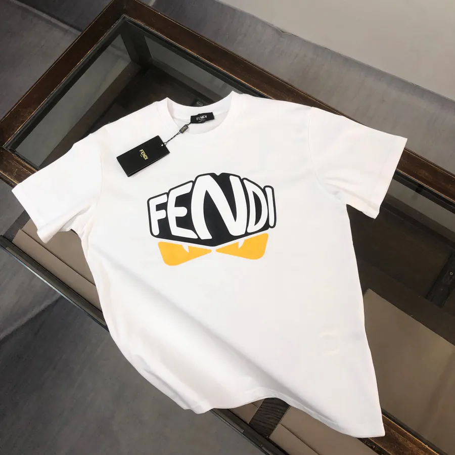 FENDI 2025 Summer New Round Neck Short Sleeve T Shirt
