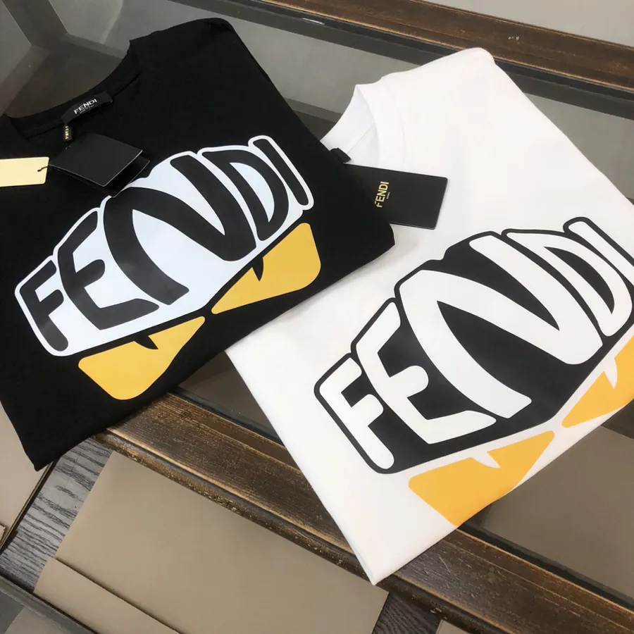FENDI 2025 Summer New Round Neck Short Sleeve T Shirt