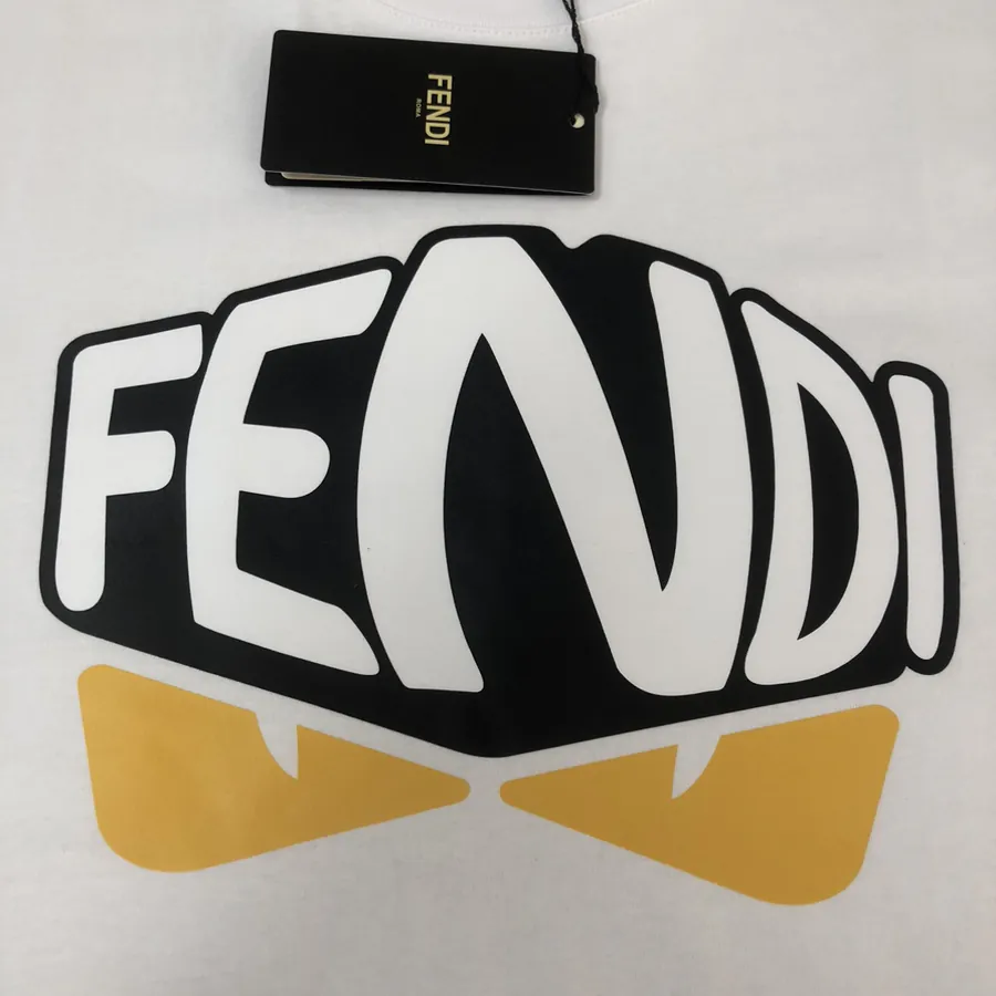 FENDI 2025 Summer New Round Neck Short Sleeve T Shirt