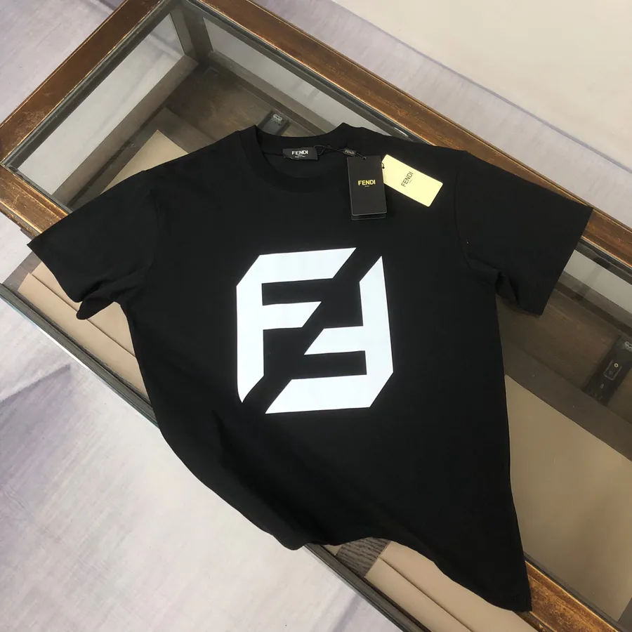 FENDI 2025 Summer New Round Neck Short Sleeve T Shirt