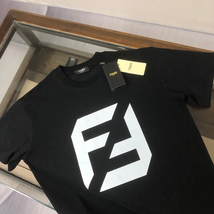 FENDI 2025 Summer New Round Neck Short Sleeve T Shirt