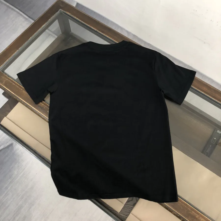 Fendi Summer Round Neck Short Sleeve T Shirt Slim Fit