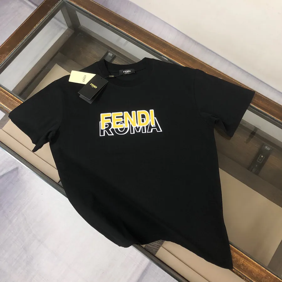 Fendi Summer New Round Neck Short Sleeve T Shirt