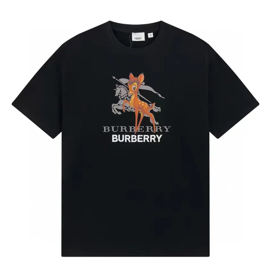 BBR2023SS Summer Short Sleeve T shirt with Starry Deer Print
