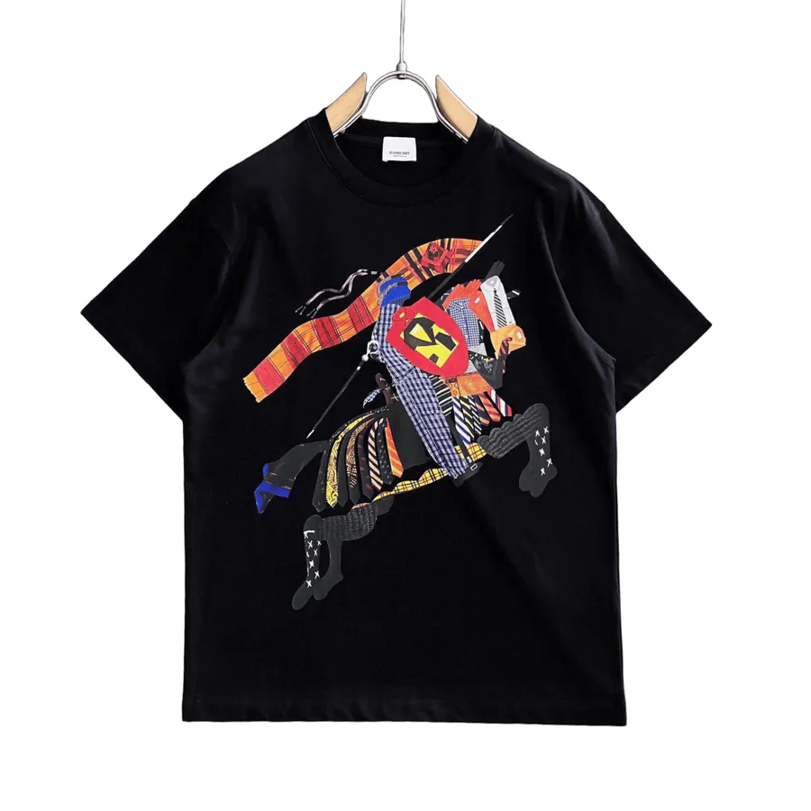 BURBERRY 24ss Print Short Sleeve Premium Quality