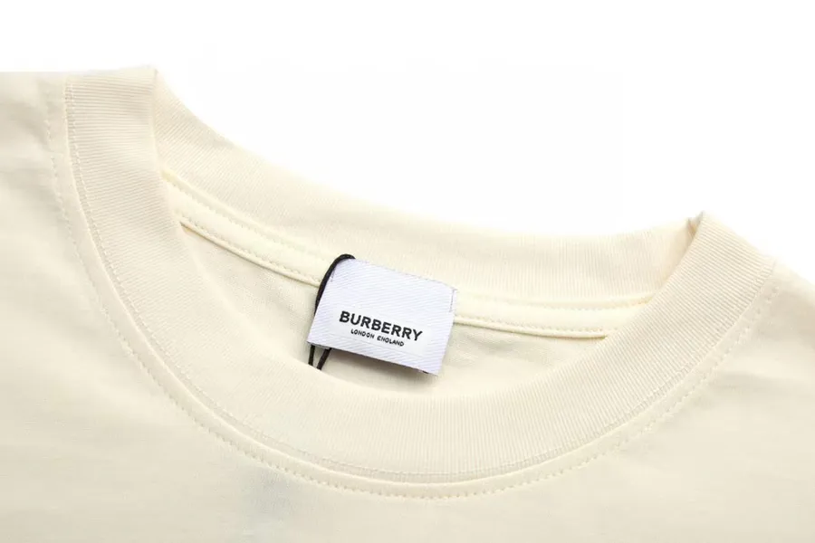 Burberry Oversize Colorful Logo Print Short Sleeve