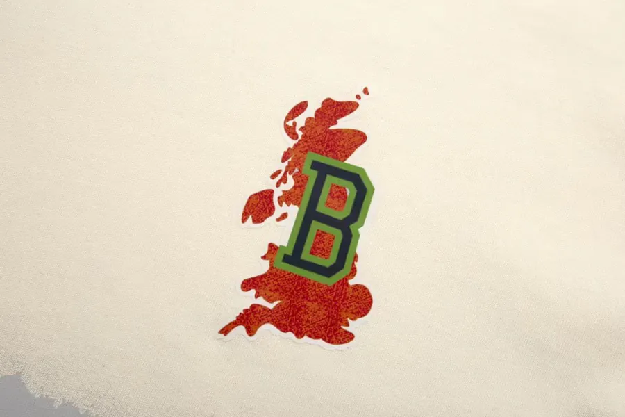 Burberry Oversize Colorful Logo Print Short Sleeve