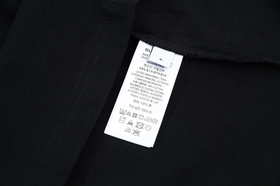 Burberry 2024 New TB Large Letter Couple Short Sleeve T Shirt