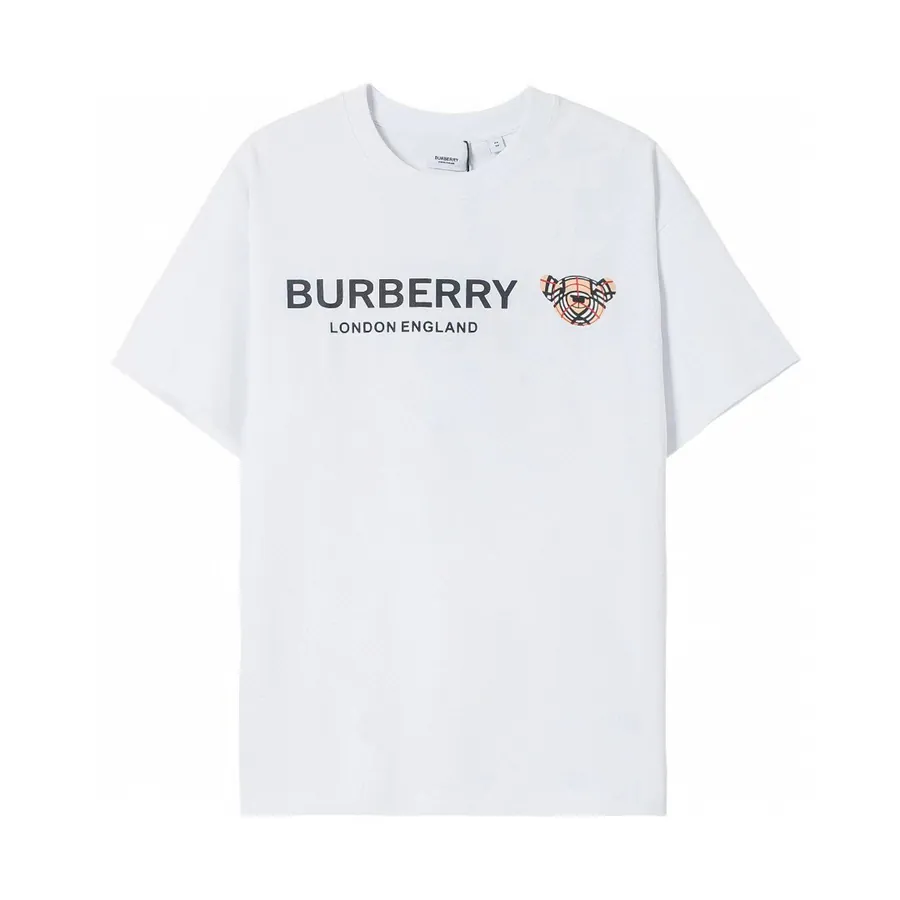 Burberry Bar Logo Print Oversize T Shirt