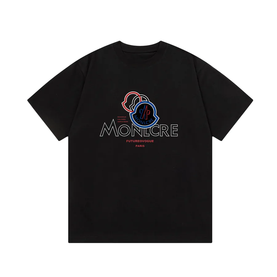 Moner 260G Double Yarn Cotton Short Sleeve with Retro Logo