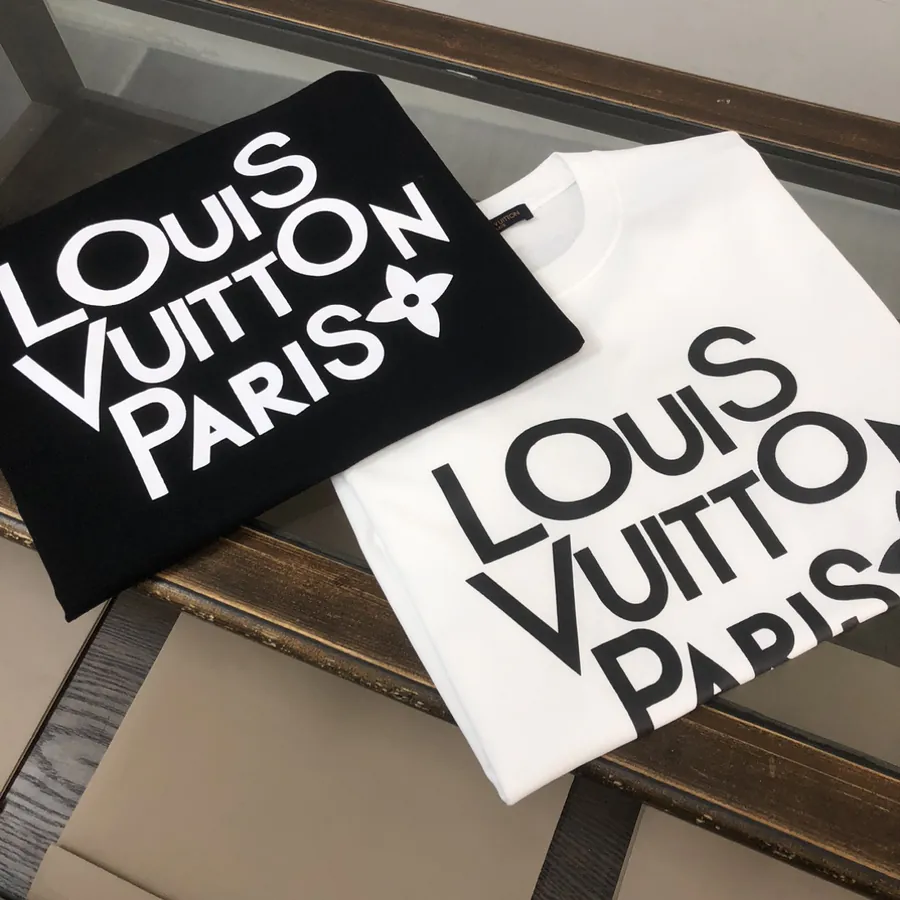 LV 24SS Summer Round Neck T Shirt Premium Cotton, Slim Fit