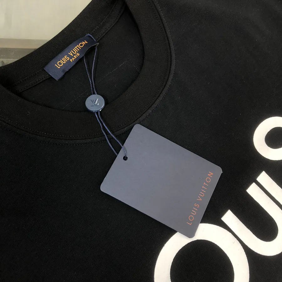 LV 24SS Summer Round Neck T Shirt Premium Cotton, Slim Fit