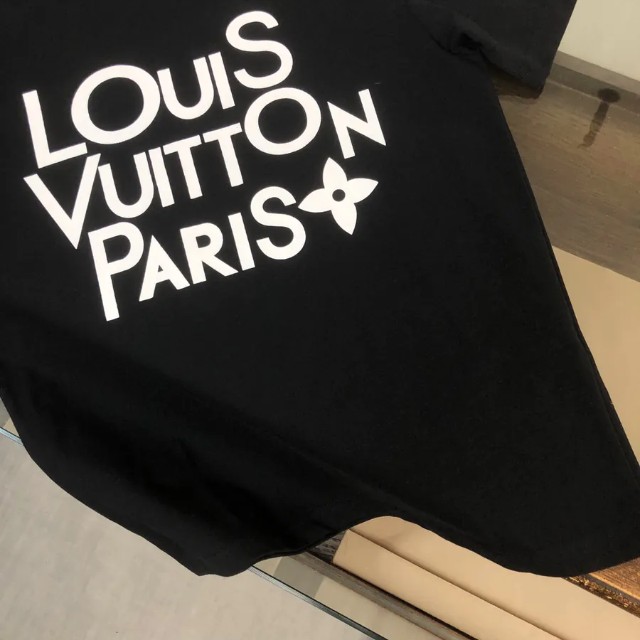 LV 24SS Summer Round Neck T Shirt Premium Cotton, Slim Fit