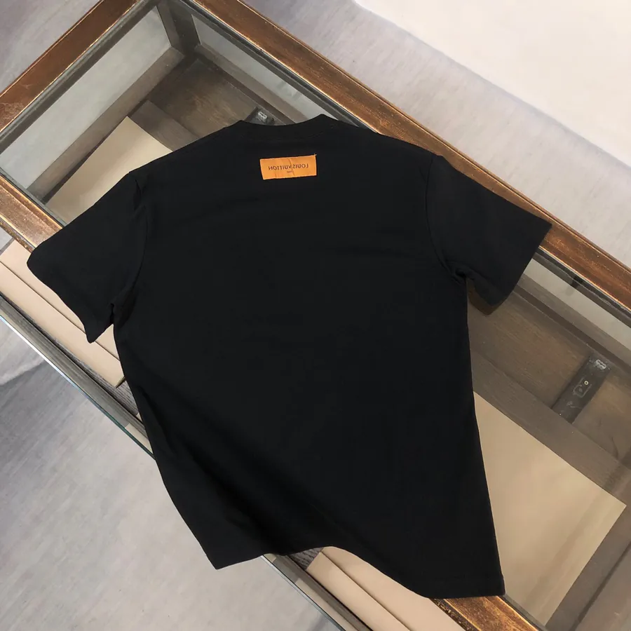 LV 24SS Summer Round Neck T Shirt Premium Cotton, Slim Fit