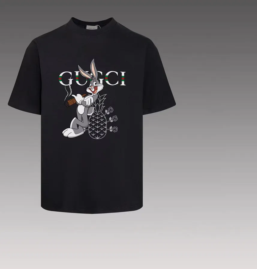 Gucci 2024 New Round Neck Short Sleeve T Shirt