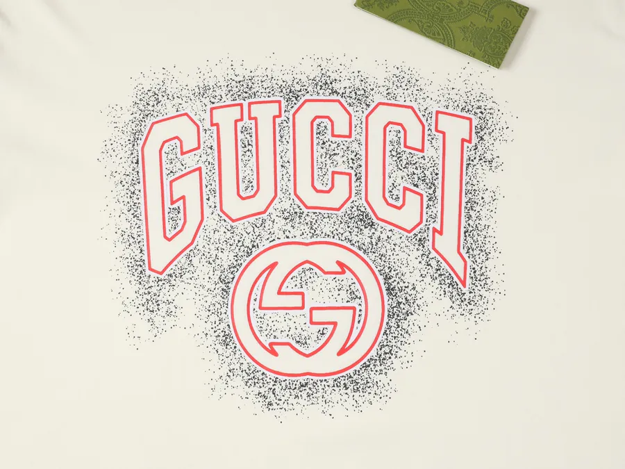 GU C Logo Fluorescent Print T Shirt Casual Wear