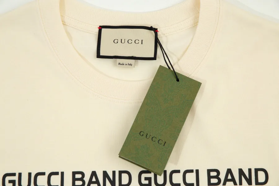 Gu 2023 Summer Short Sleeve T Shirt in Beige