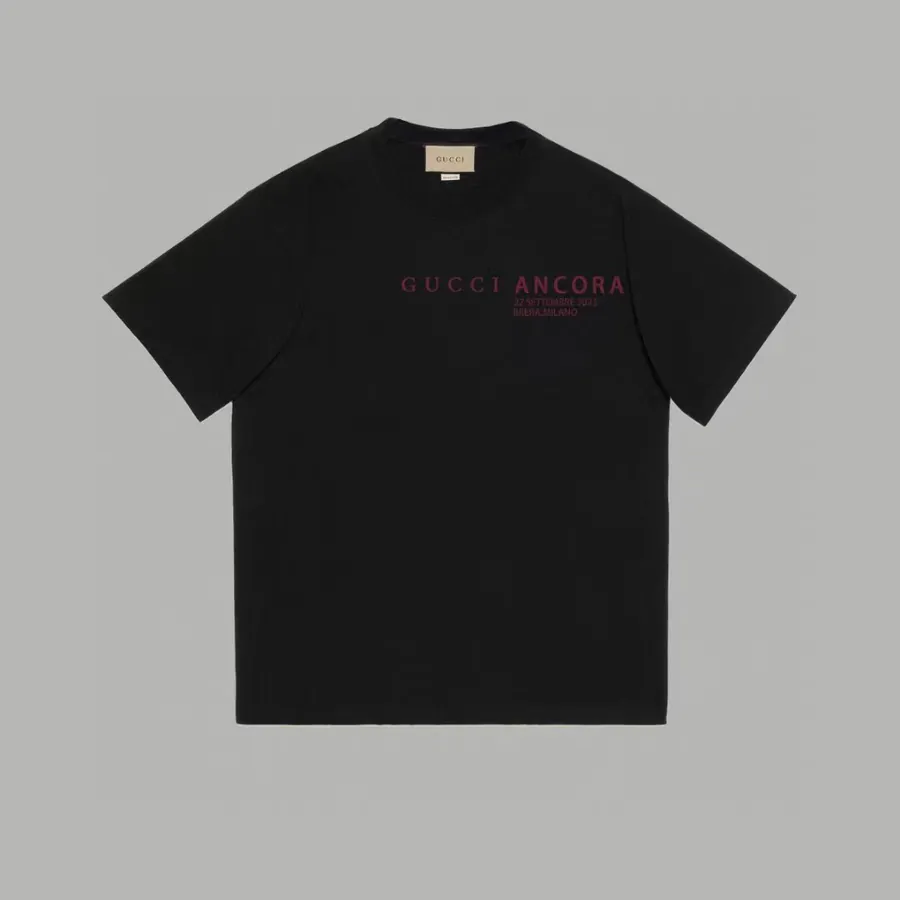 GUCCI 2024SS Limited Edition Print Short Sleeve T Shirt