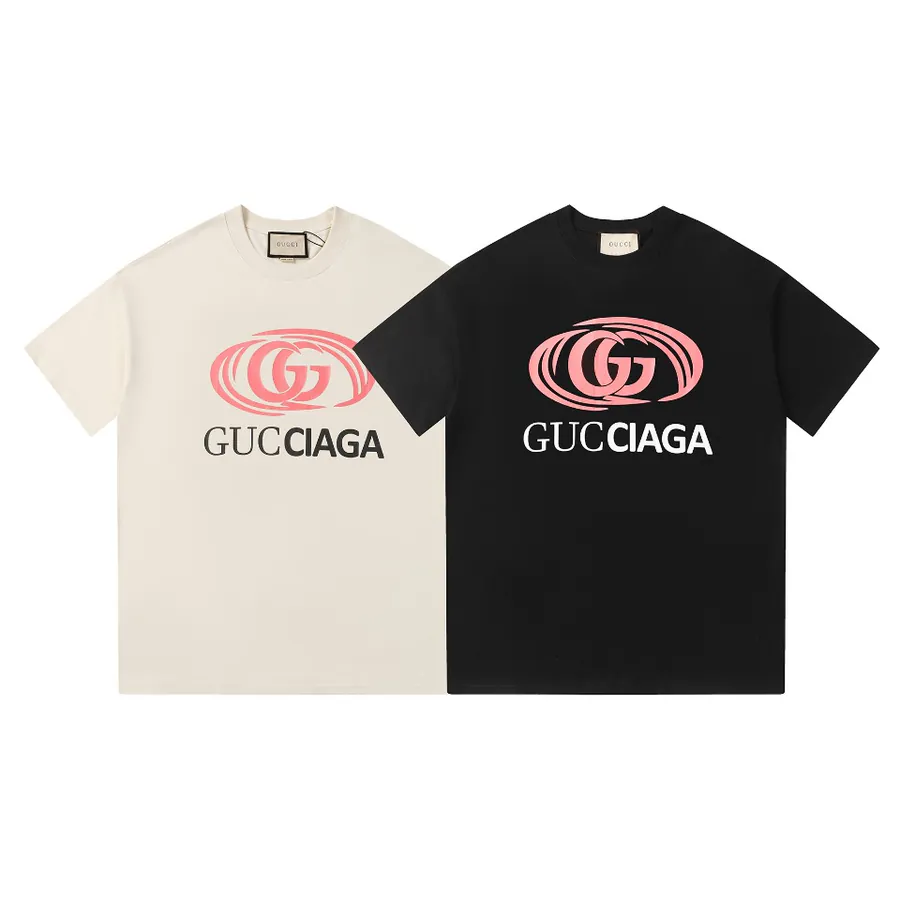 Gucc 2024 Early Spring New Short Sleeve T Shirt Unisex