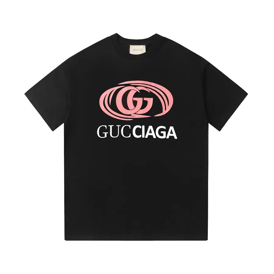 Gucc 2024 Early Spring New Short Sleeve T Shirt Unisex