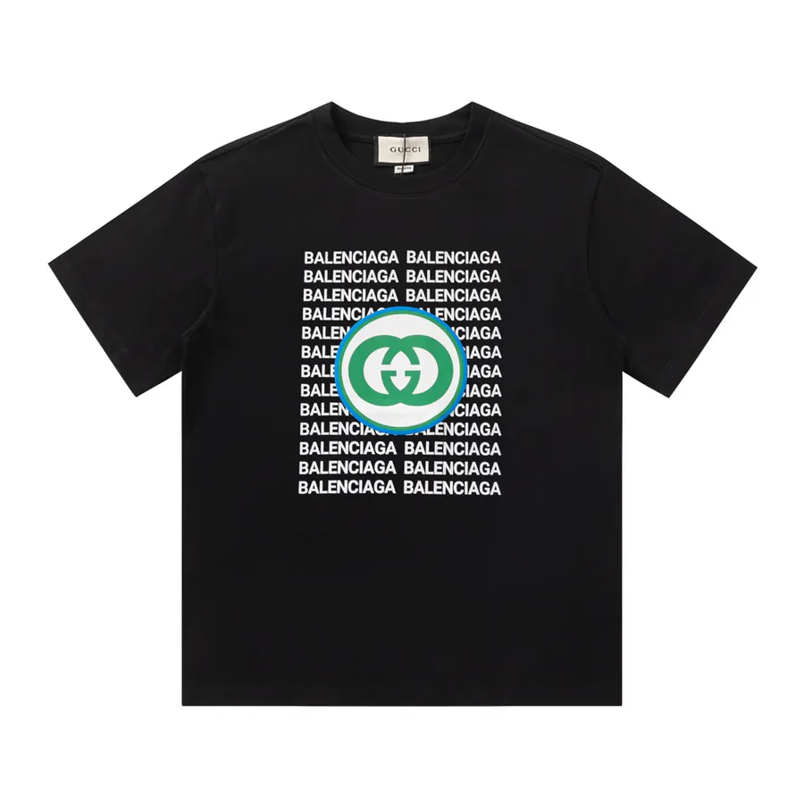 Gucci 24ss Classic Print Oversized Short Sleeve