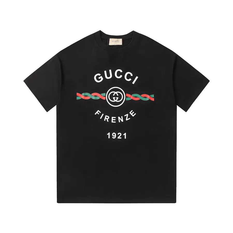 GUC辰星 Classic Print Short Sleeve T Shirt