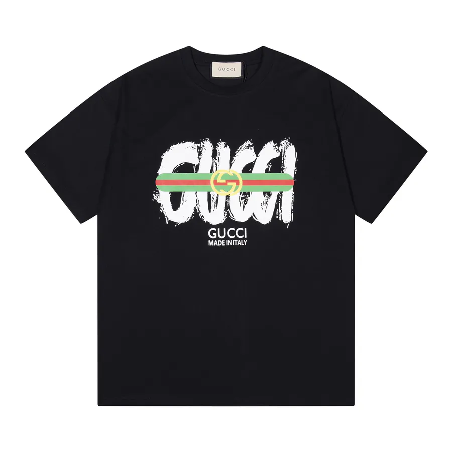 Gucci Logo Print T Shirt Vintage Inspired, Unisex