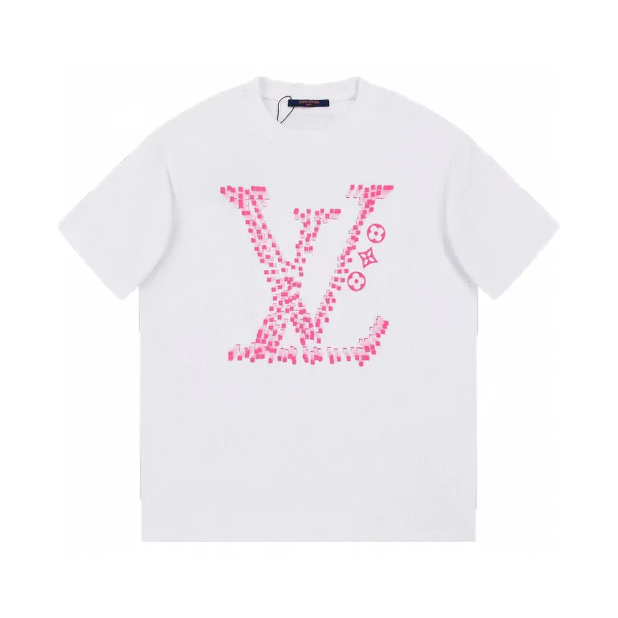 LVV New Summer Short Sleeve with Classic Logo Print