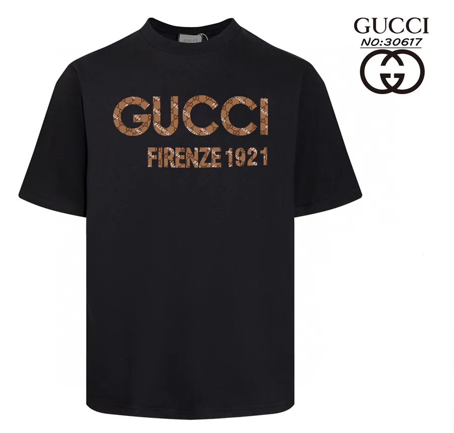 Gucci 2024 New Round Neck Short Sleeve T Shirt