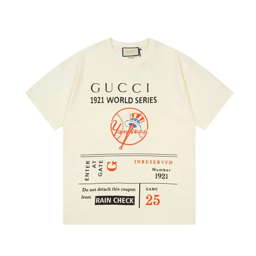GUC辰星 1921 Tennis Print T恤