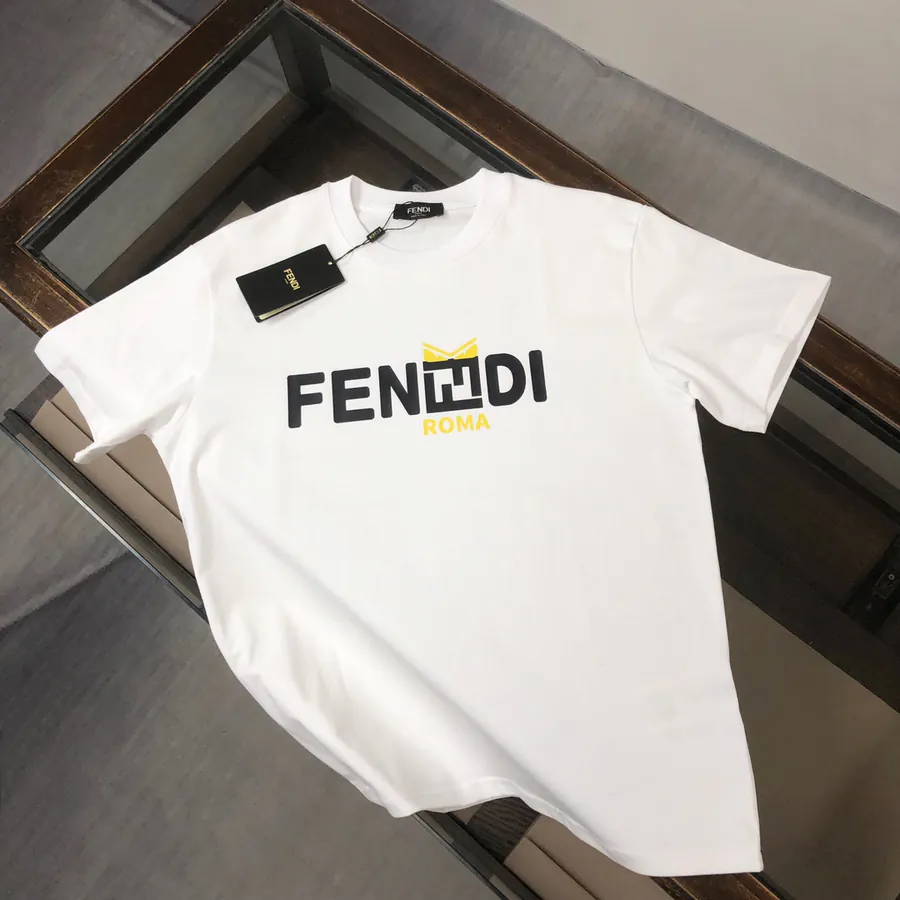 Fendi 2025 Summer New Round Neck Short Sleeve T Shirt