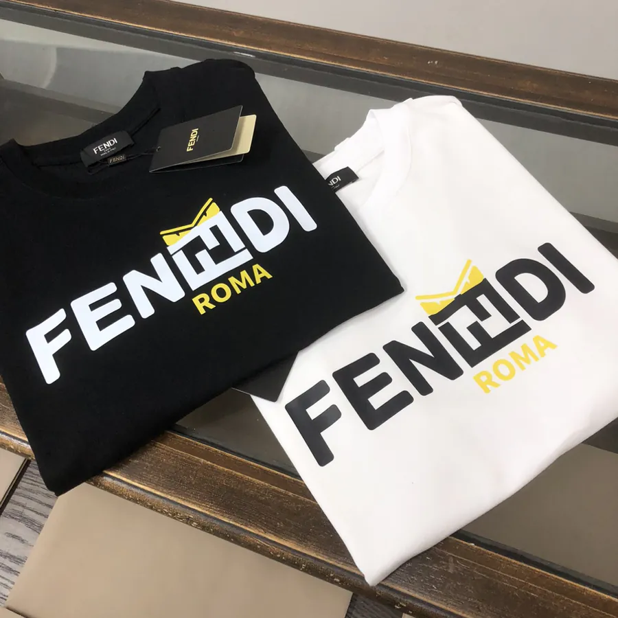 Fendi 2025 Summer New Round Neck Short Sleeve T Shirt
