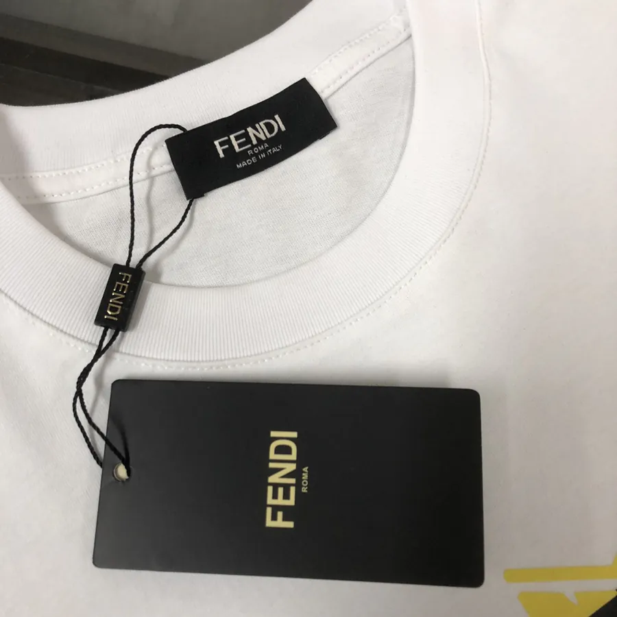 Fendi 2025 Summer New Round Neck Short Sleeve T Shirt