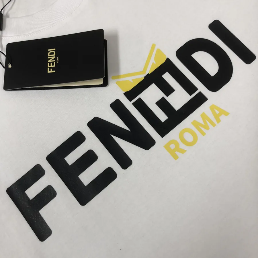 Fendi 2025 Summer New Round Neck Short Sleeve T Shirt