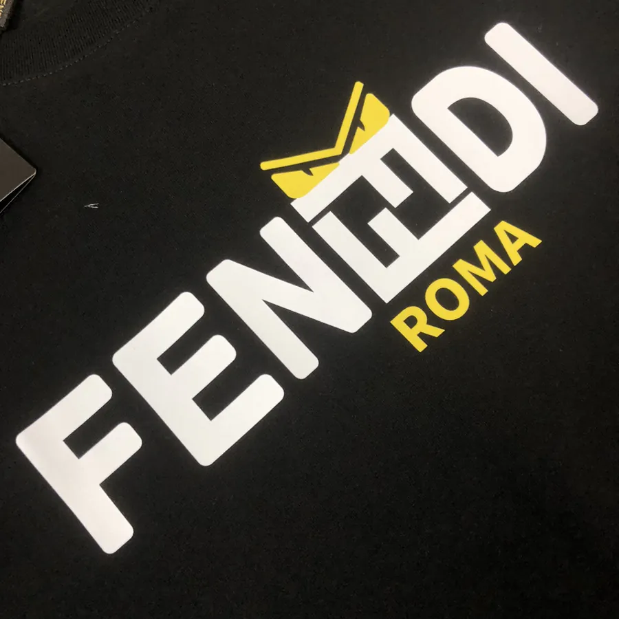 FENDI 2025 Summer New Round Neck Short Sleeve T Shirt