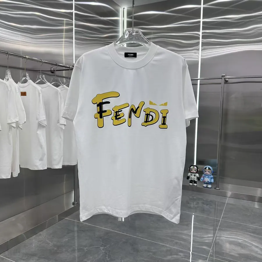 Fendi 2025 Summer Round Neck Short Sleeve T Shirt