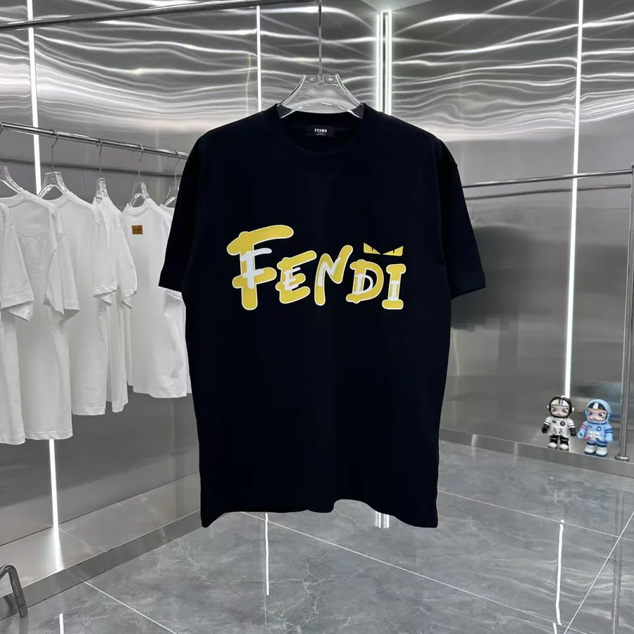 Fendi 2025 Summer New Round Neck Short Sleeve T Shirt