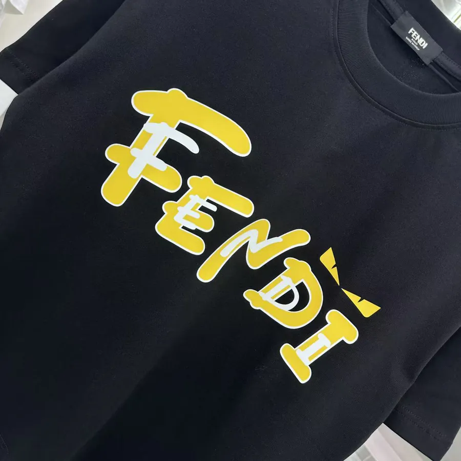 Fendi 2025 Summer New Round Neck Short Sleeve T Shirt
