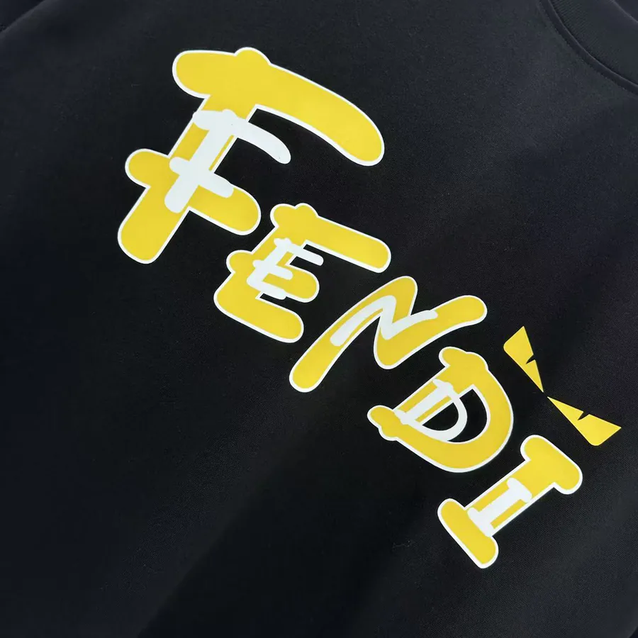 Fendi 2025 Summer New Round Neck Short Sleeve T Shirt