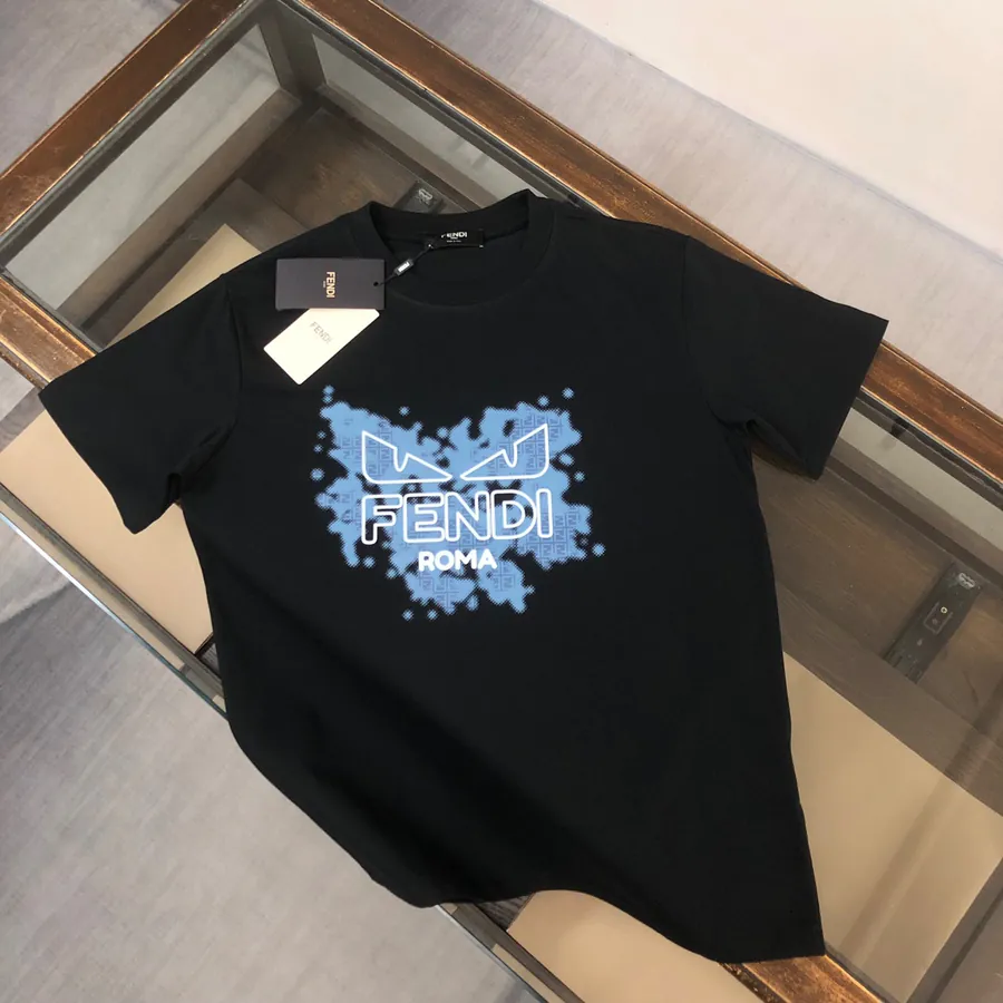FENDI 2025 Summer Round Neck Short Sleeve T Shirt