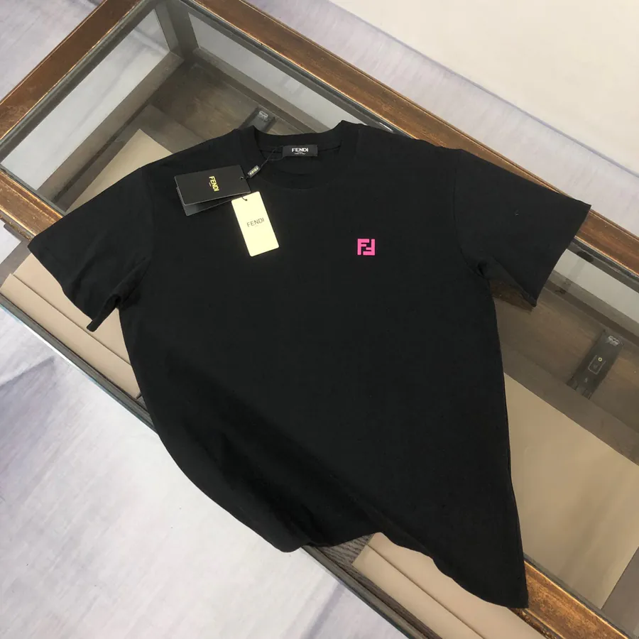 Fendi 2025 Summer Round Neck Short Sleeve T Shirt