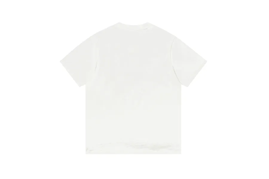 Moner 2025 New Red and White Letter Print T Shirt