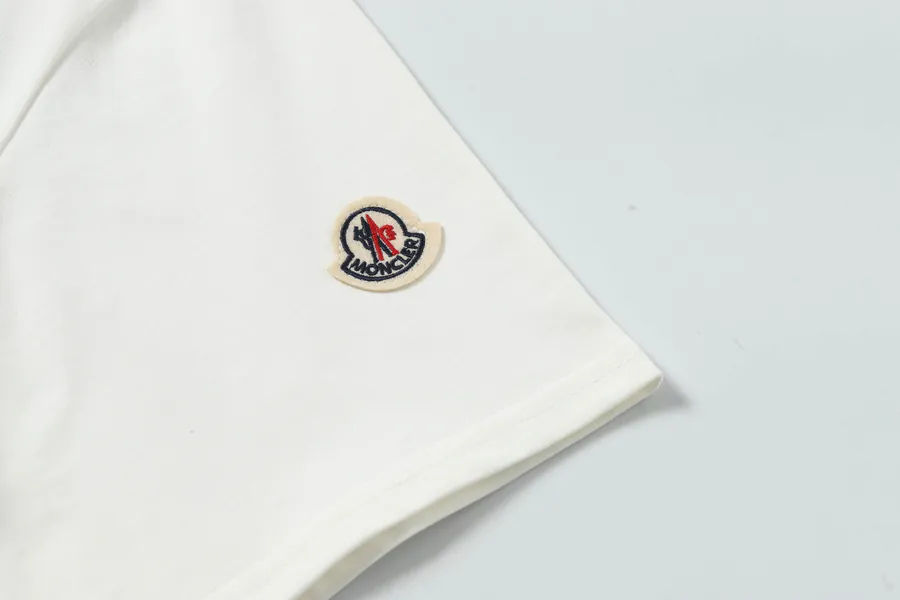 Moner 2025 New Red and White Letter Print T Shirt