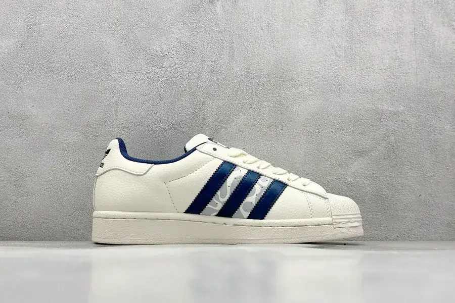 AD Originals Superstar x Stussy White Blue