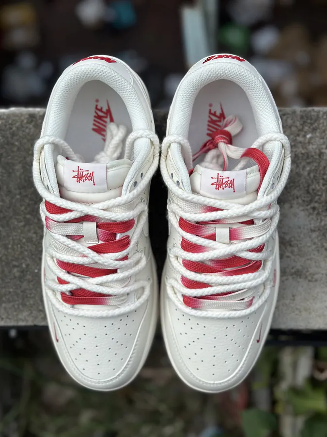 NK Dunk Low Retro 'DIY High End Custom' with Deconstructed Straps