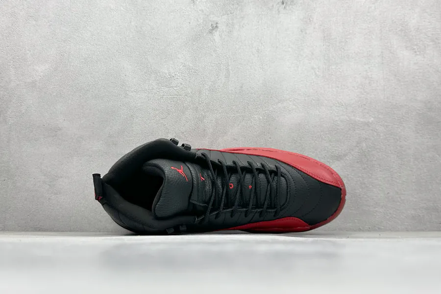 Air Jordan 12 Retro 'Melo' High Top Black and Red