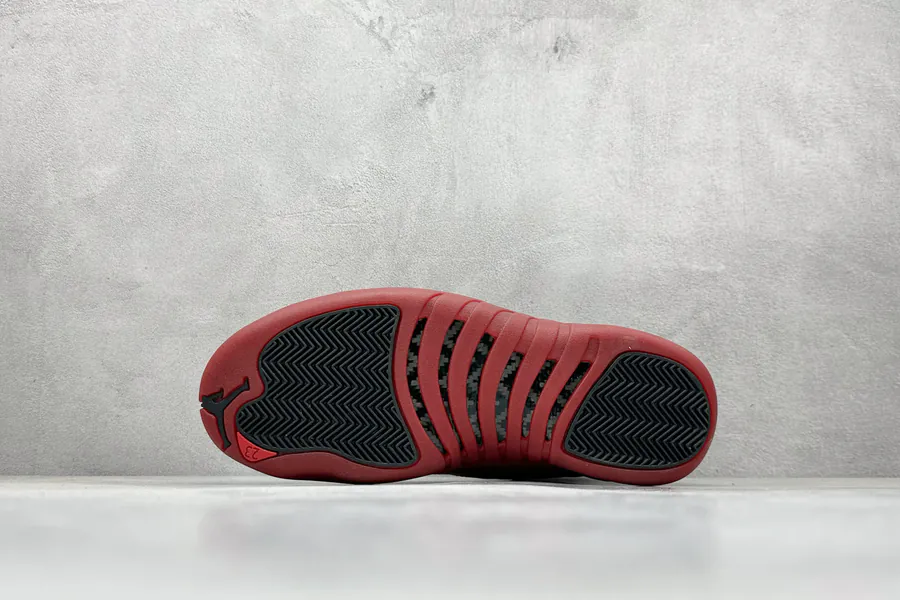 Air Jordan 12 Retro 'Melo' High Top Black and Red