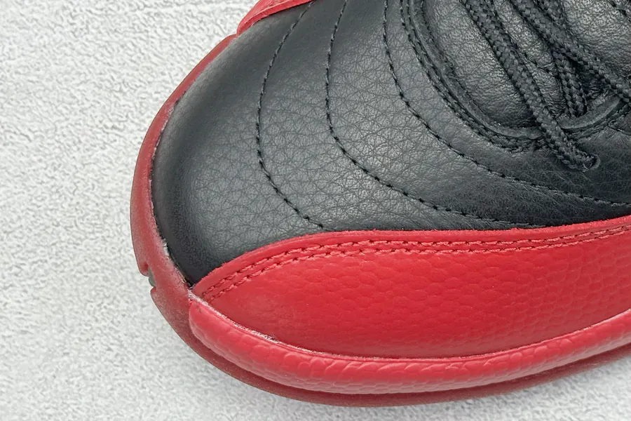 Air Jordan 12 Retro 'Melo' High Top Black and Red